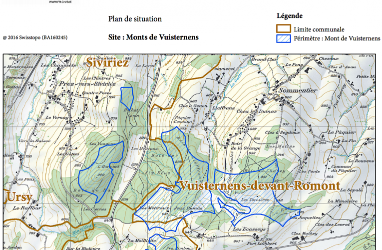Références cantonales